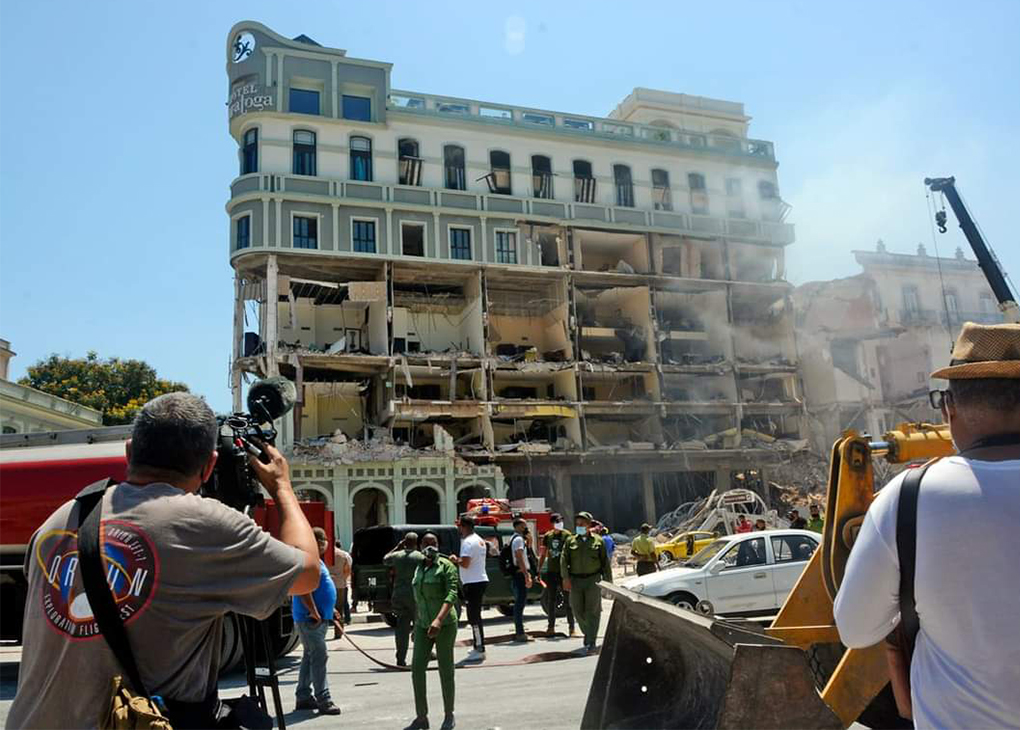 Explosión en el hotel Saratoga de La Habana Cubaperiodistas